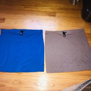H&M double mini skirts